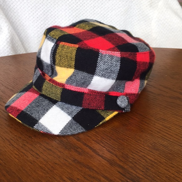 D&Y Accessories - D&Y Elastafit Checkered Newsboy Hat